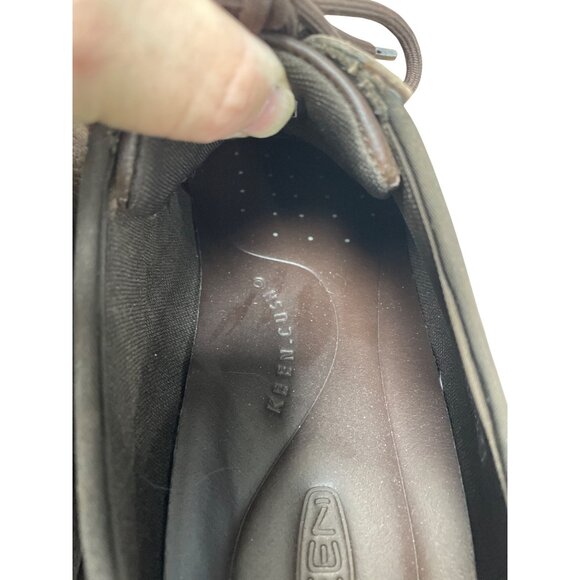 Keen Cush Mens Brown leather casual walk shoes sneakers sz 15 SKU 9605 - Picture 7 of 16